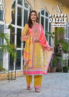 Dazzle By Afsana Pure Viscose Kurti With Bottom Dupatta Suppliers In India